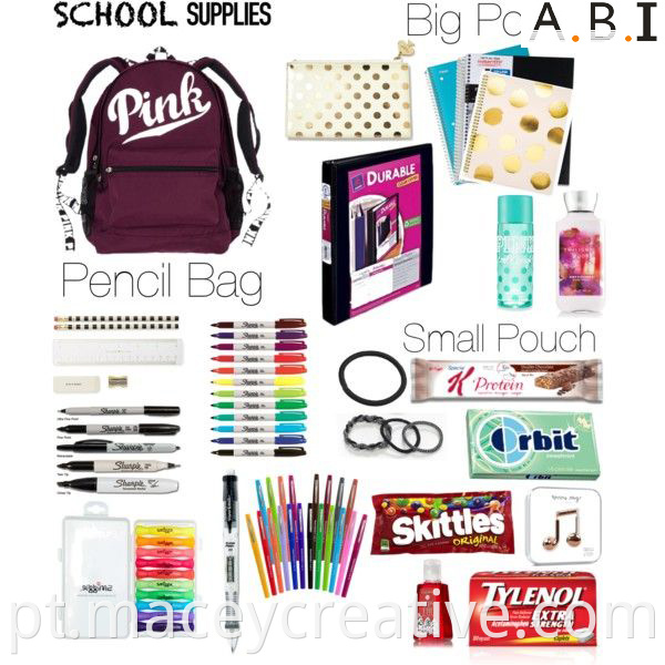 Voltar para o Kit da escola Basic Basic simplesmente barato Backpack School Bag